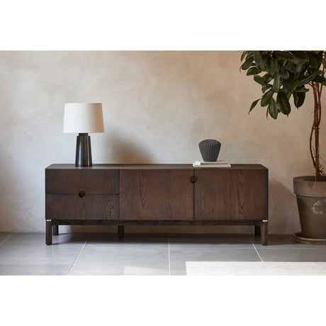 Grant Mediabänk 160 cm Espresso