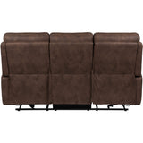Johan 3-Sits Reclinersoffa Elektrisk Brun