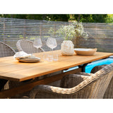 Mark Matbord 230x95 cm Teak/Svart