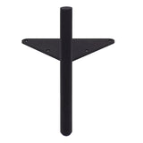 Metallben: Elegant svart Metall