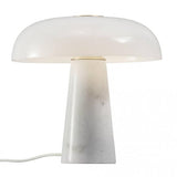 Glossy Bordslampa Marmor/Vit