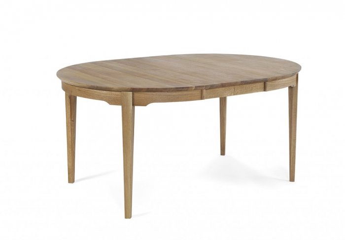 HOVDALA Matbord Ø 115cm Inkl. Två Ilägg Ek