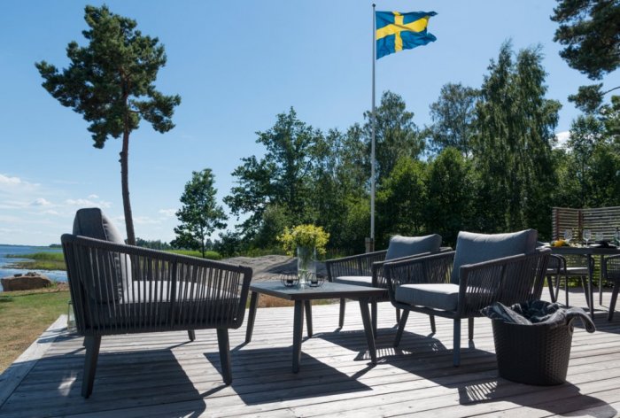 Hunneslätt Loungegrupp Grå