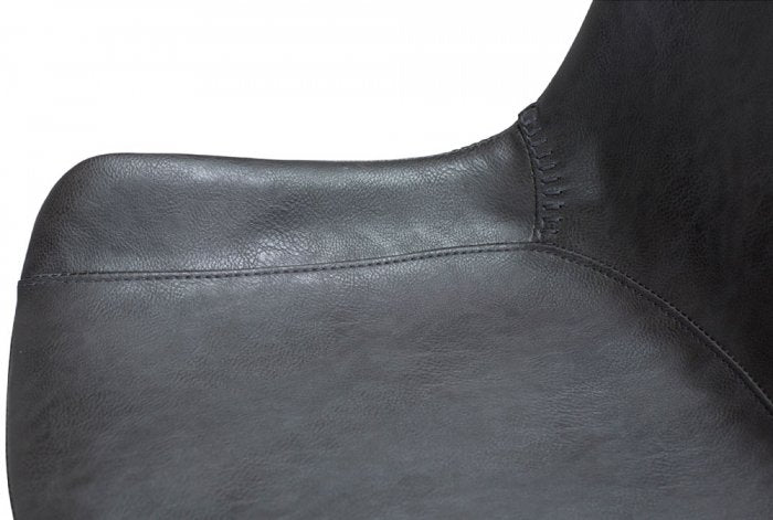 Hype Barstol Grått Vintagekonstläder