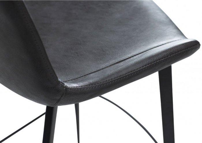 Hype Barstol Grått Vintagekonstläder