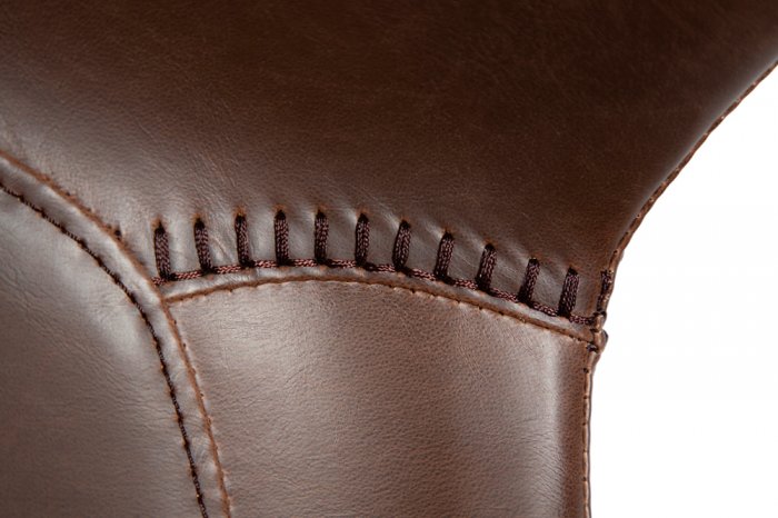 Hype Stol Brunt Vintagekonstläder