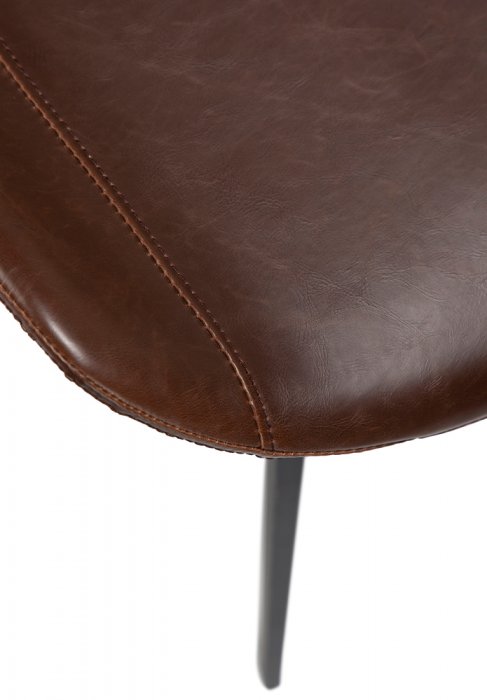 Hype Stol Brunt Vintagekonstläder