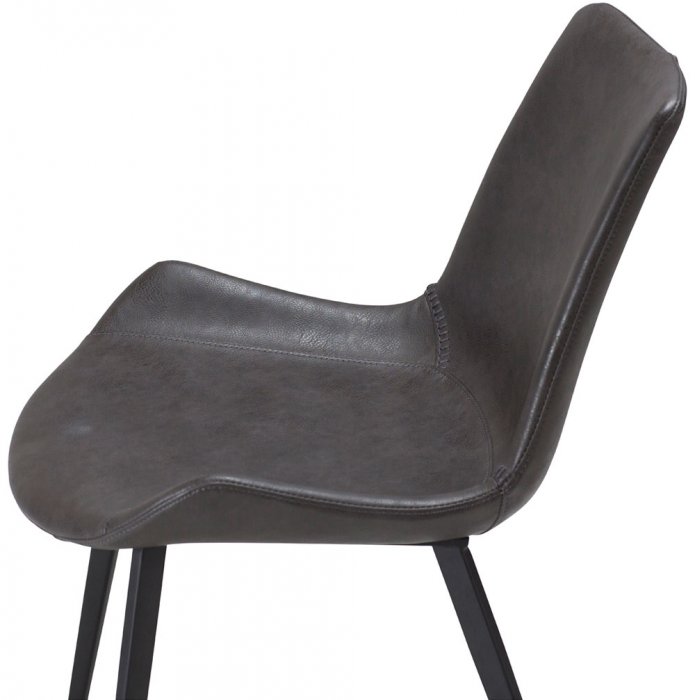 Hype Stol Grått Vintagekonstläder