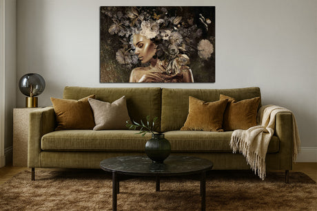 Impulse 3-sits Soffa Lux Wildflower Forest Green