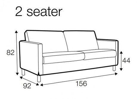 Impulse 2-sits Soffa Läder