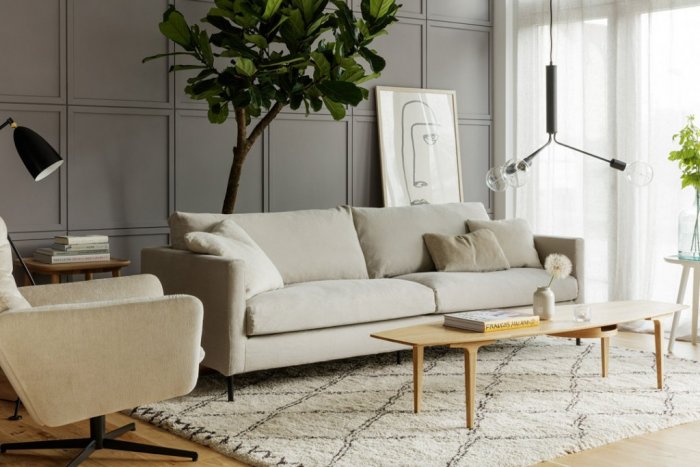 Impulse 4-sits Soffa Lux Caleido Light Beige