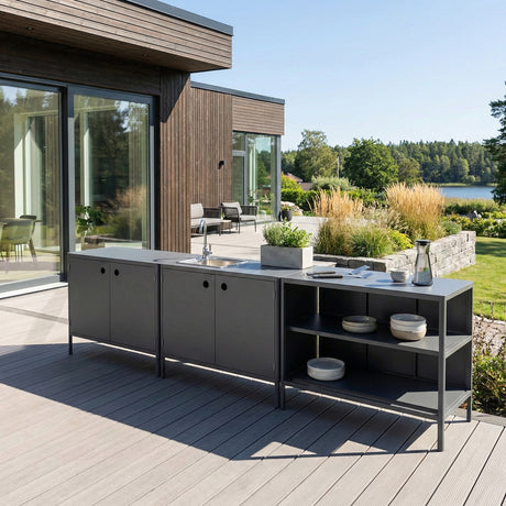 Kelia Utekök Med dörrar Antracit