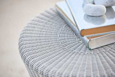 Kingston Fotpall/Bord White Grey
