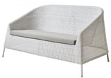 Kingston 2-Sits Soffa White Grey