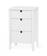 Klinte Byrå 3 Lådor Vit