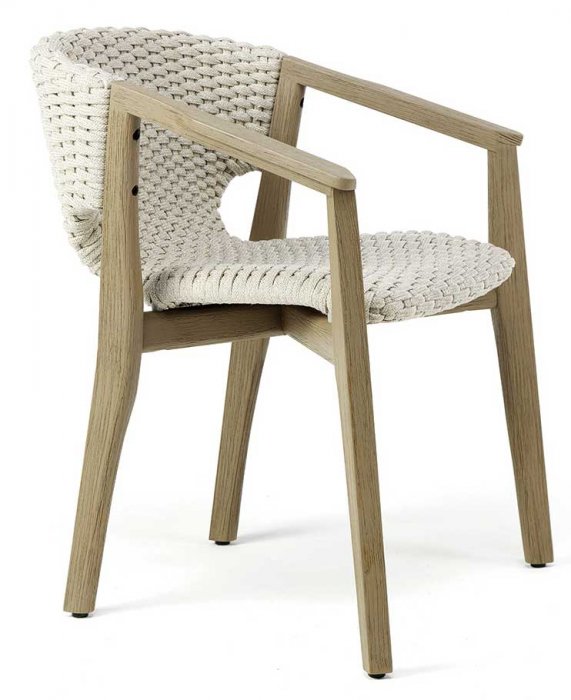 Knit Karmstol Teak