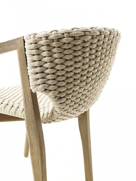 Knit Karmstol Teak