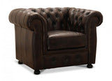 Liverpool Chesterfield Fåtölj Brun