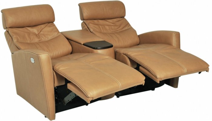 Milan Reclinersoffa Cognac