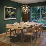 Nordlight Matbord 200-290x105 cm Massiv Oljad Ek