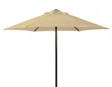 Parasoll Aluminium 200 cm Rund Beige