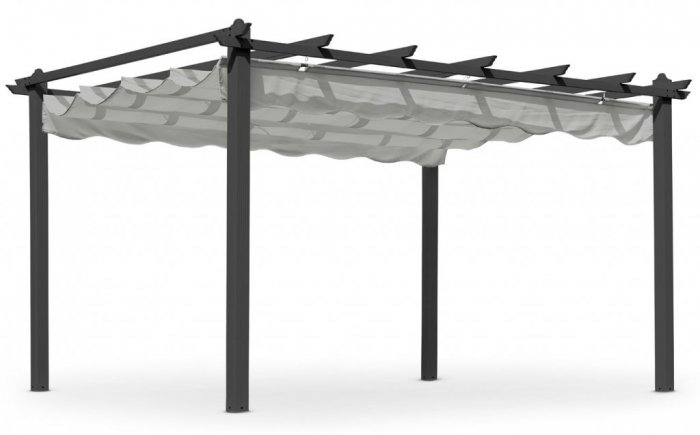 Skanör Pergola 300x400 cm Grå