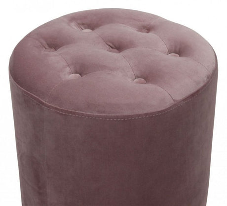 Pisa Sittpuff Rosa Sammet