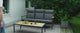 Gordon 3-sits Soffa 199x89 cm Antracit