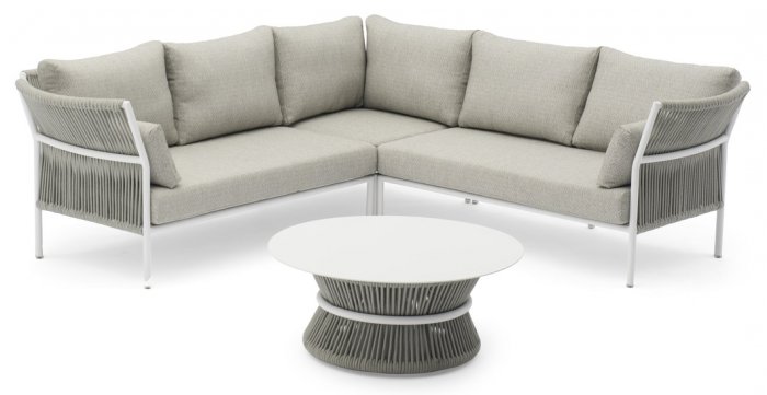 Ramsjö Loungegrupp Vit/Beige