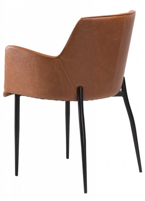 Rombo Karmstol Ljusbrunt Vintagekonstläder
