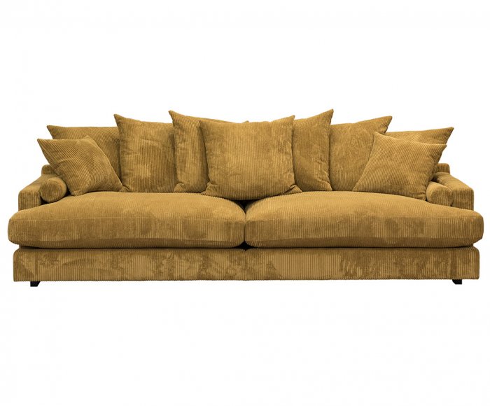 Saga 3,5-Sits Soffa Manchester Mustard