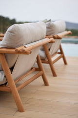 Sticks 2-sits soffa Teak