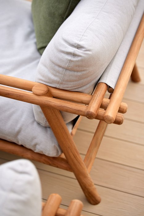 Sticks 2-sits soffa Teak