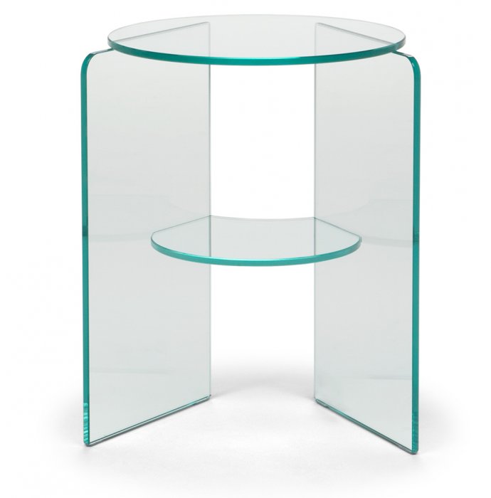 Pepe Soffbord Glas 40cm Transparent