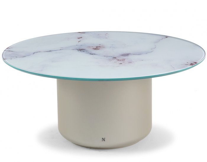 Voyage Soffbord 100 cm Gold & Glass
