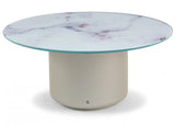 Voyage Soffbord 100 cm Gold & Glass