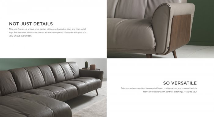Talento B993 3-Sits Soffa