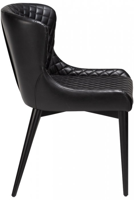 Vetro Stol Svart Vintagekonstläder / Svart