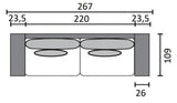 Ymer 3-sits XL Soffa