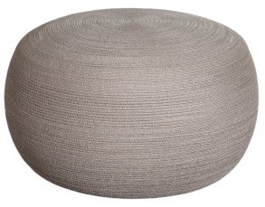 Circle Fotpall Taupe Stor