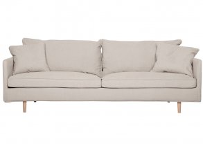 Julia 3-sits Soffa Big Cushions Caleido Light Beige