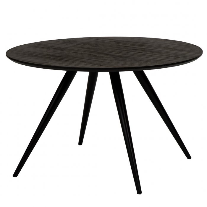 Eclipse Matbord Rund Grey stained ash table top, round