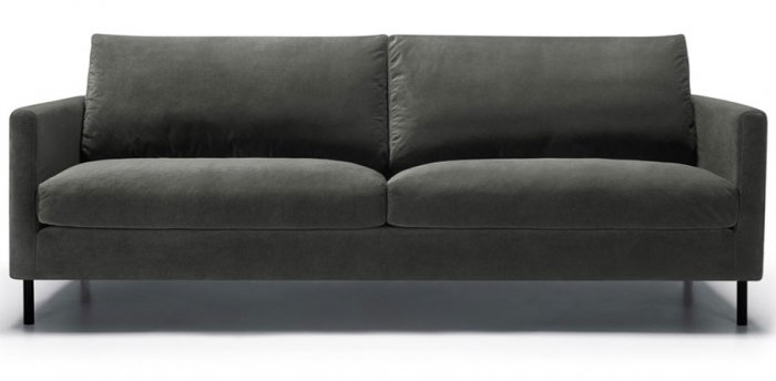 Impulse 3-sits Soffa Lux Classic Velvet Grey