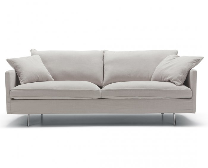 Julia 3-sits Soffa Big Cushions Caleido Grey-Beige