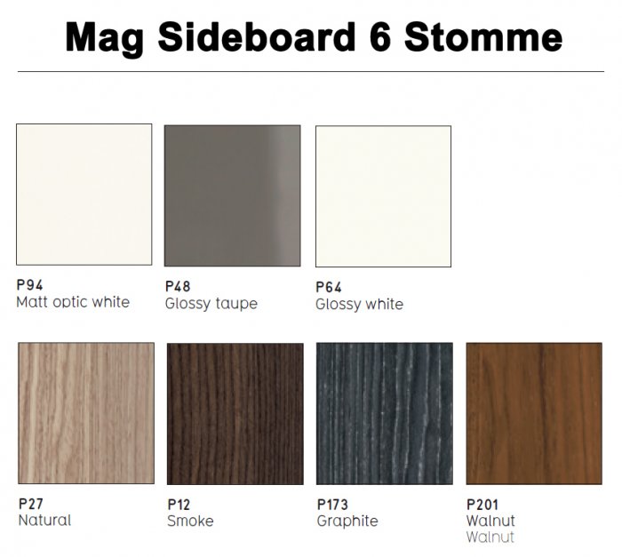 Mag Sideboard 193cm 3-Dörrar