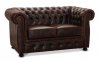 Liverpool Chesterfield soffa 2-sits Oxblod